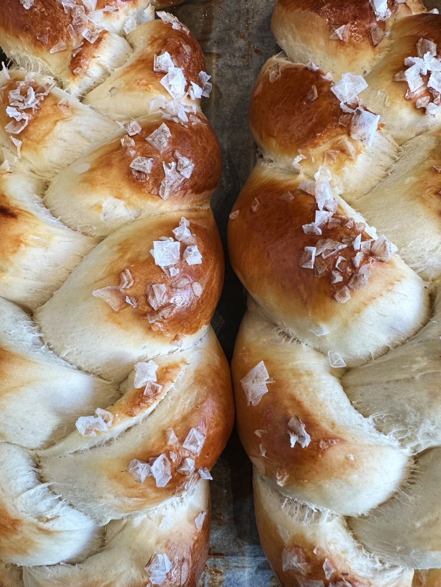 Challah aux cristaux de sel 