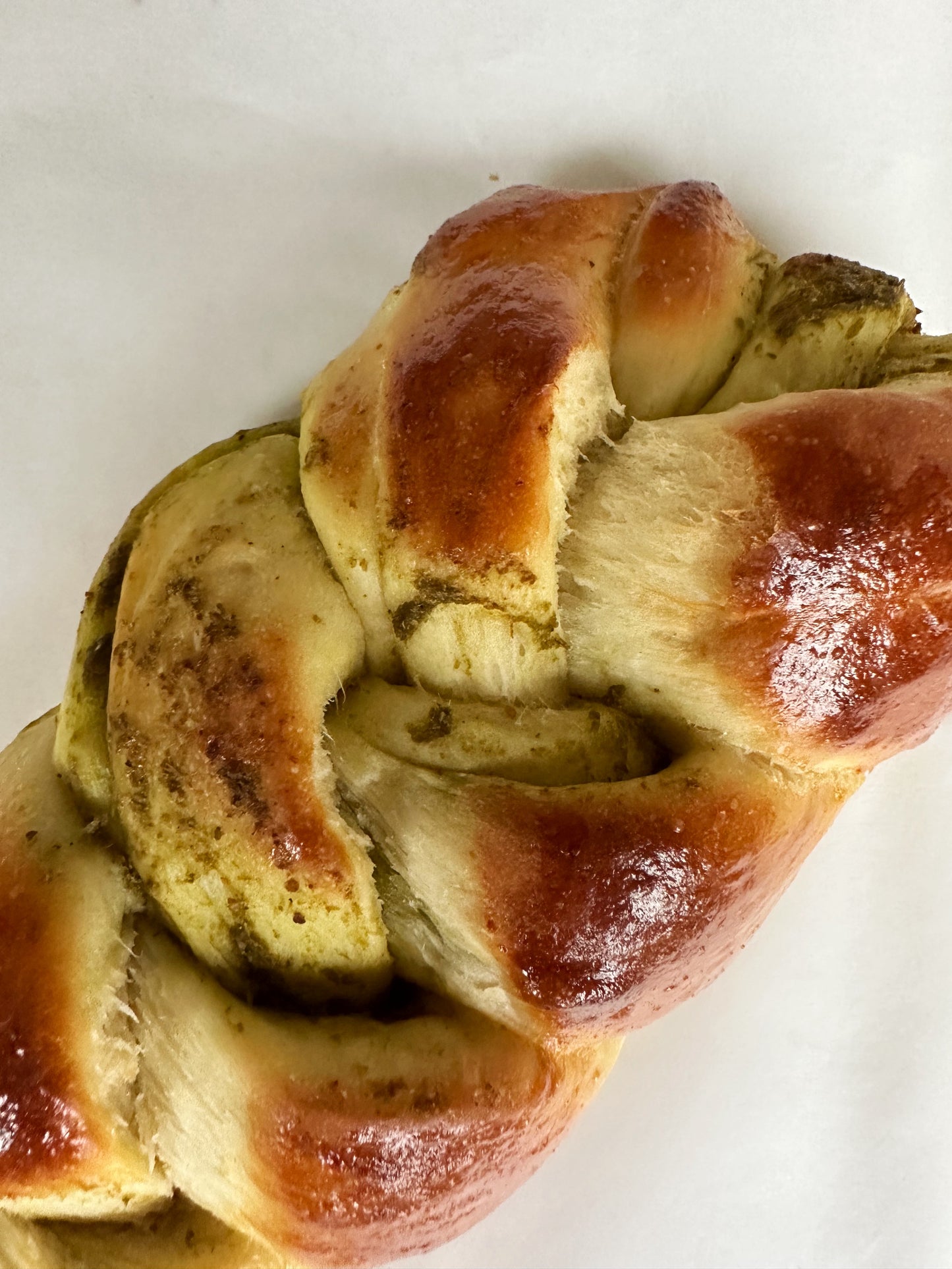 Challah au pesto maison 