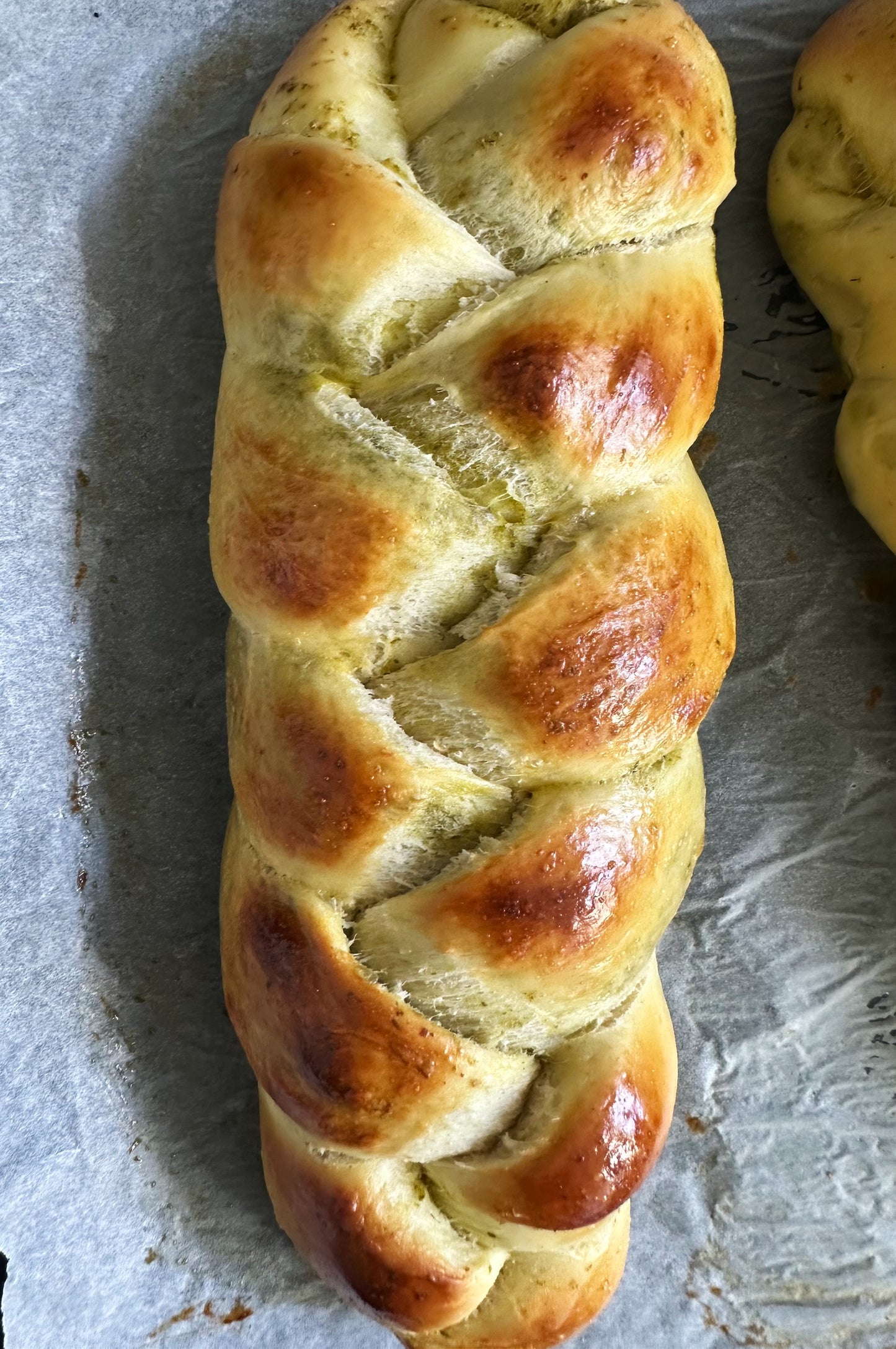 Challah au pesto maison 