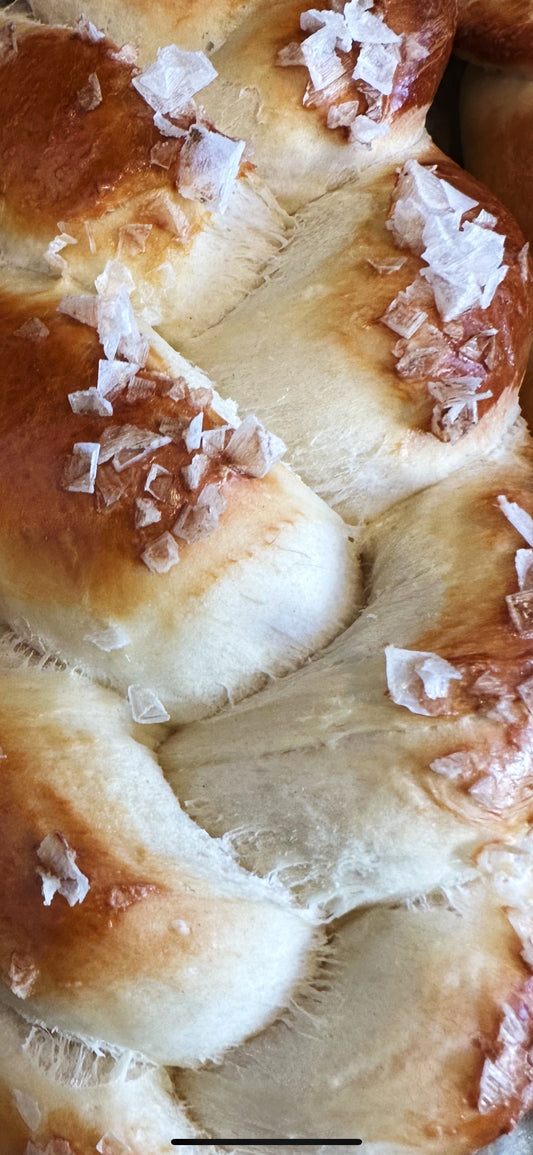 Challah aux cristaux de sel 