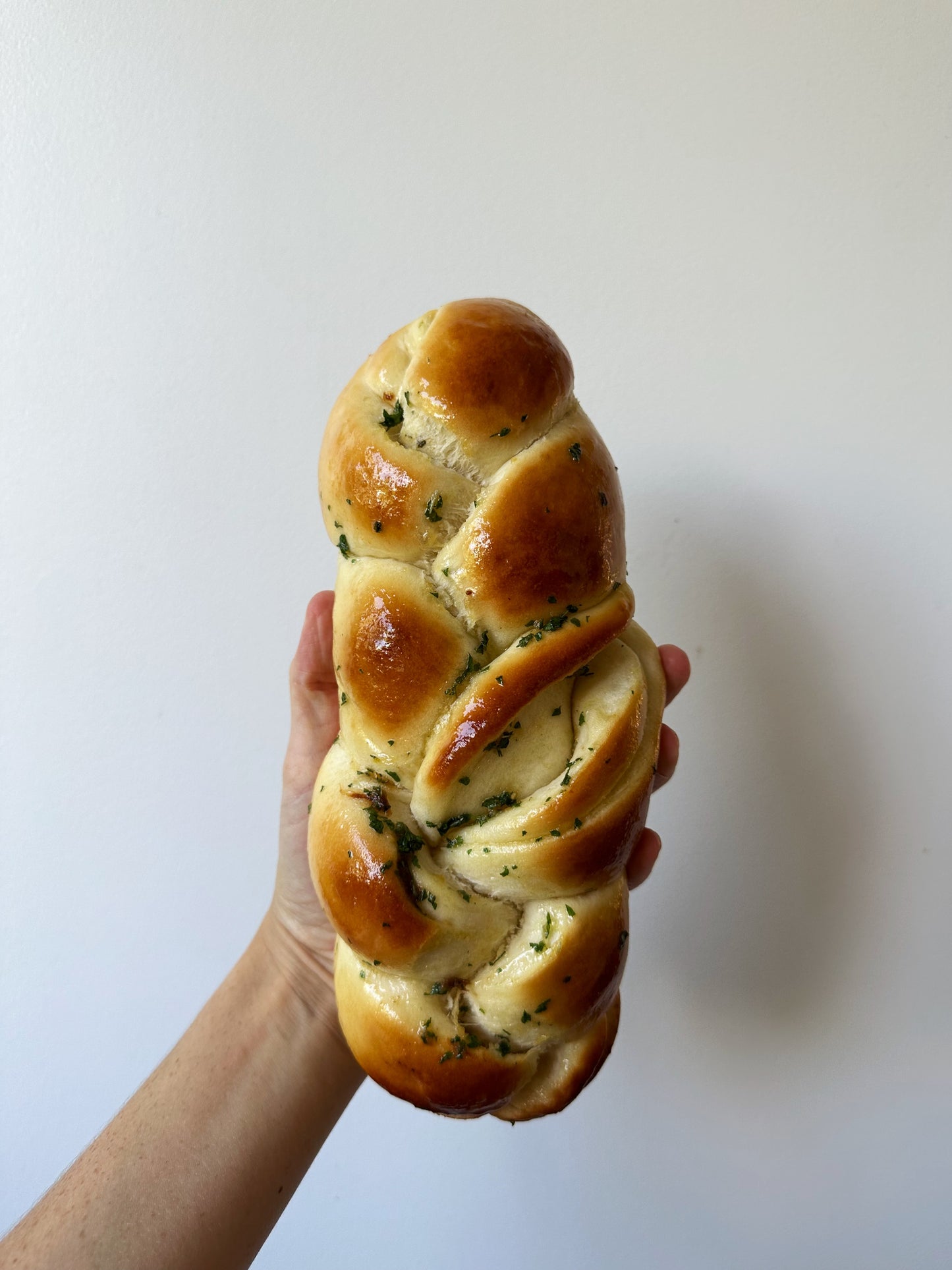 Challah à l'ai confit et au persil 