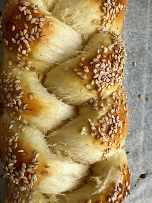 Challah au sésame