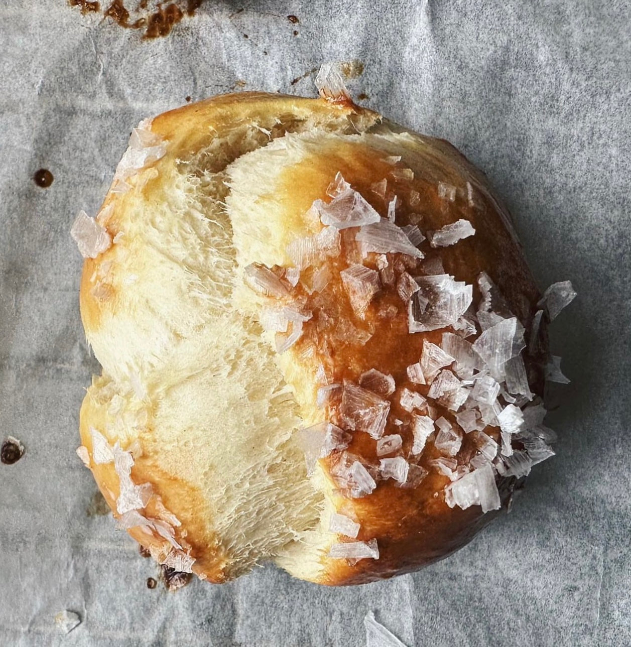 Challah aux cristaux de sel 